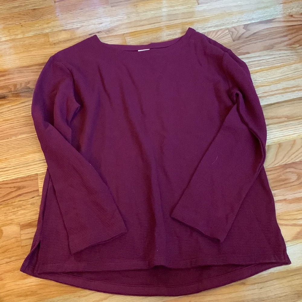 Soft sweater with ribbed detailing